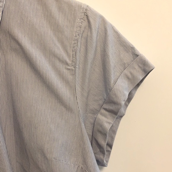 J.Crew Pinstripe Short Sleeve Top - Picture 4 of 5